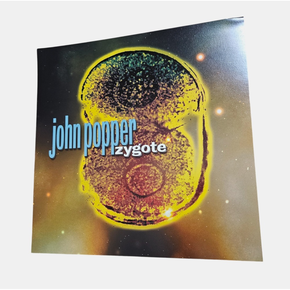 John Popper Zygote 1999 Promo Flat Poster 12x12 Double Sided A&M Records Rock Ad